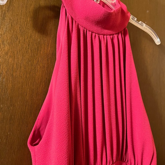C/MEO Pink Sleeveless Halter Evening gown - Picture 6 of 11